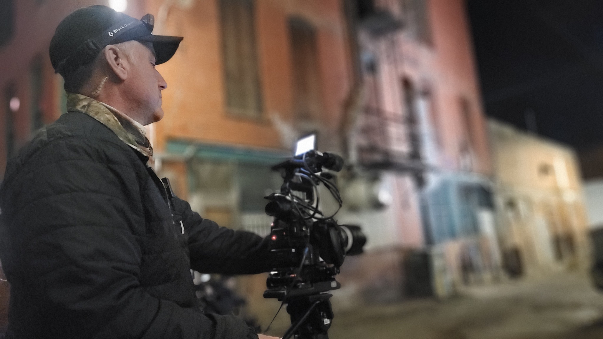Robert Jolley on set